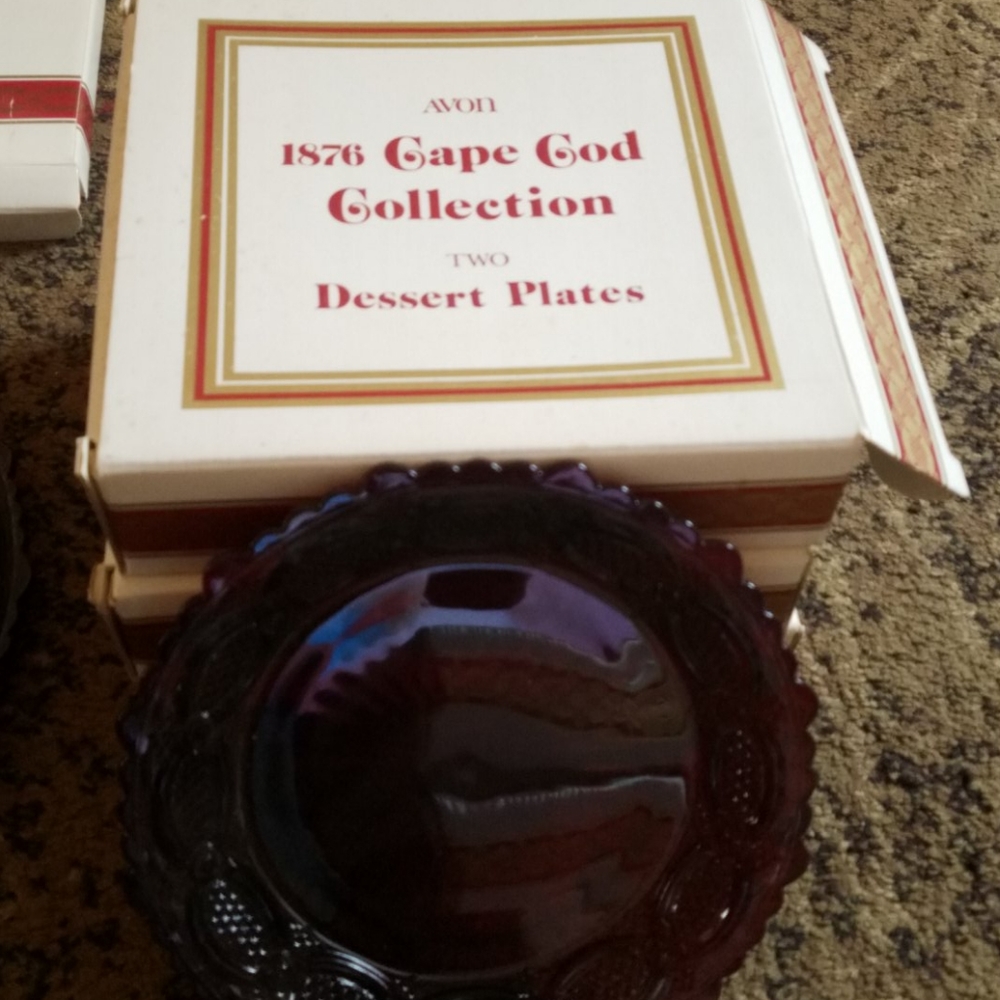 1876 cape cod Dessert plates